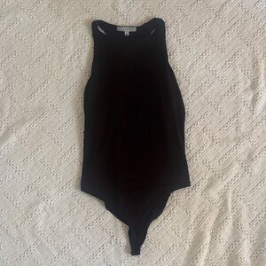 Gaze Black Top Bodysuit